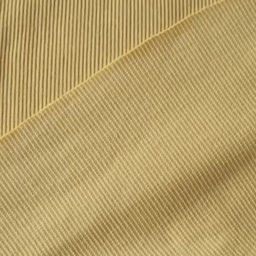 Soft yellow 2x2 cotton tubular ribbing fabric