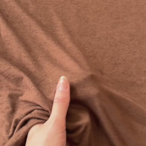 Sepia Lightweight Viscose Wool Jersey Fabric