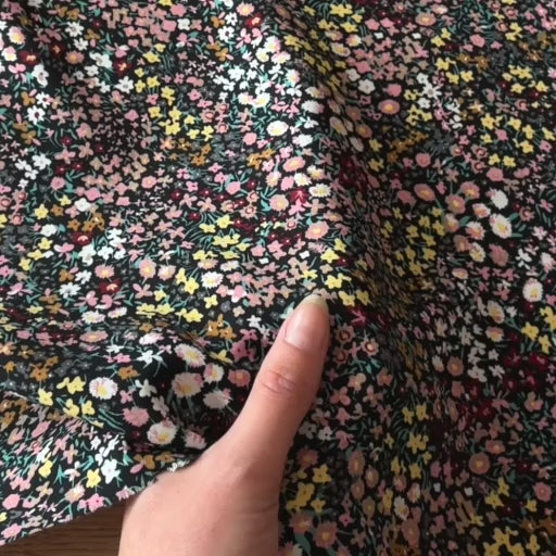Secret Garden Viscose Poplin Fabric