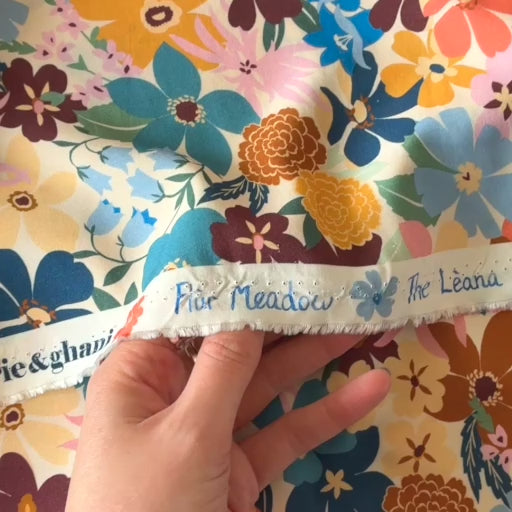 Flùr Meadow Ecovero Viscose Fabric - Guthrie & Ghani Exclusive