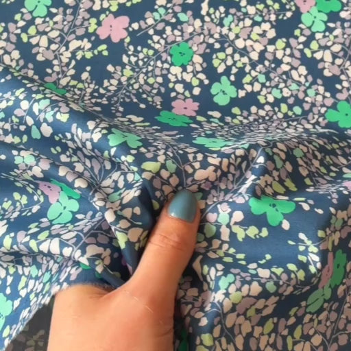 Liberty Fabrics Tana Cotton Lawn Fabric for dressmaking - Fluttering Buds B