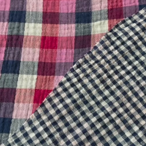 Damson Orchard Reversible Cotton Double Gauze Fabric