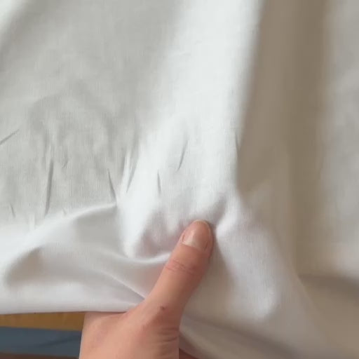 White Cotton Poplin Fabric