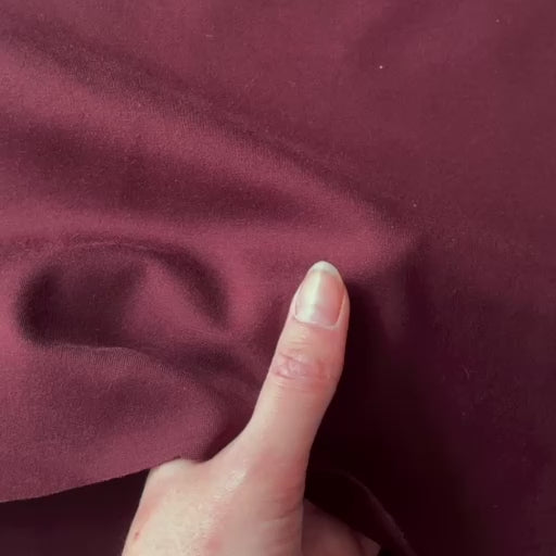 Merlot Ponte Roma Jersey Fabric