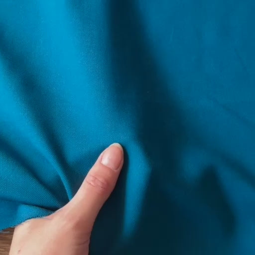 Peacock Viscose Twill Fabric