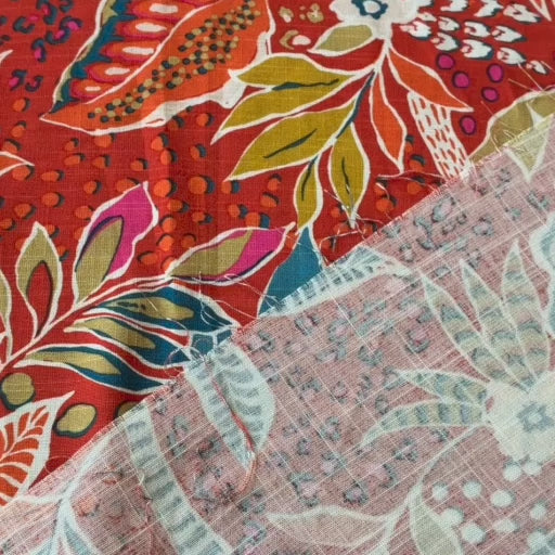 Exotic Jungle Stretch Viscose Fabric for dressmaking