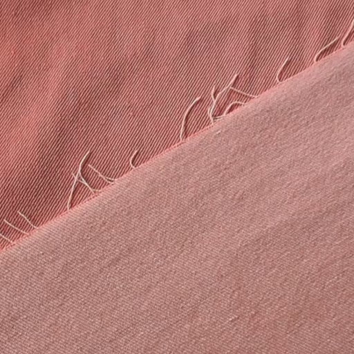 Old Pink Washed Rigid Cotton Denim Fabric