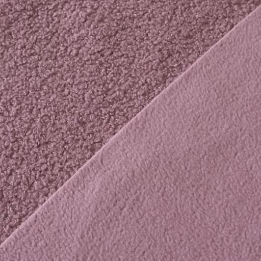 Dusky Rose Double Sided Teddy Fleece Fabric