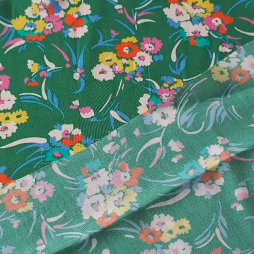 Liberty Fabrics Oakshot Viscose Leah A fabric, soft floral print for lightweight dressmaking.
