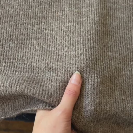 Fawn Marl Knit Fabric
