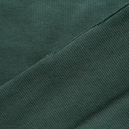 Forest 2x2 Cotton Tubular Ribbing Fabric, Oeko-Tex Certified