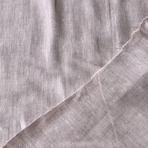 Old Rose Melange Yarn Dyed Linen Cotton Blend Fabric for dressmaking