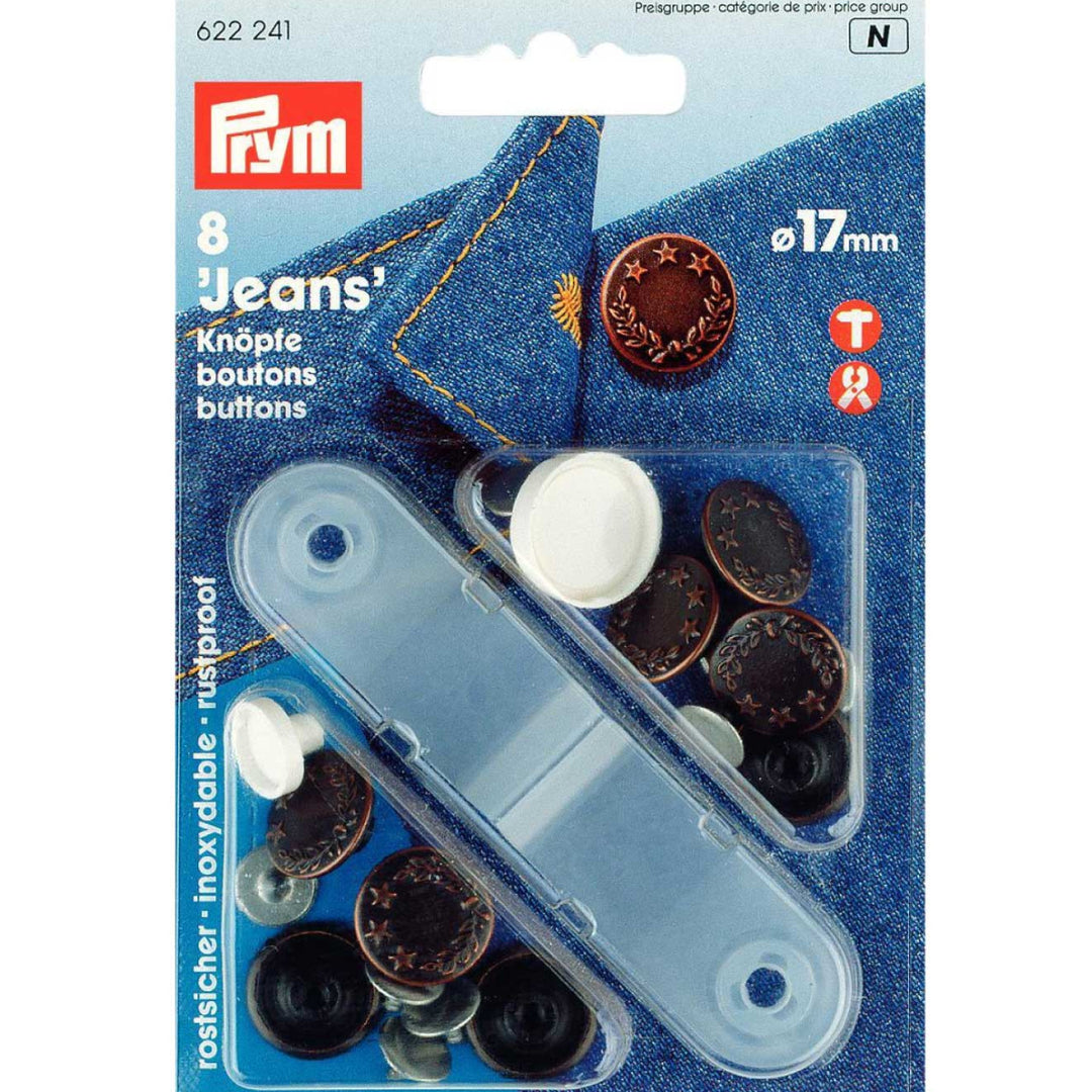 Prym 622241 Jeans Buttons Weaverdee