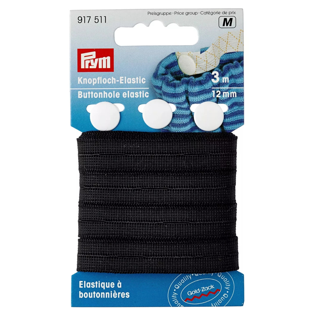 Prym Buttonhole Elastic – Adjustable Waistband Elastic