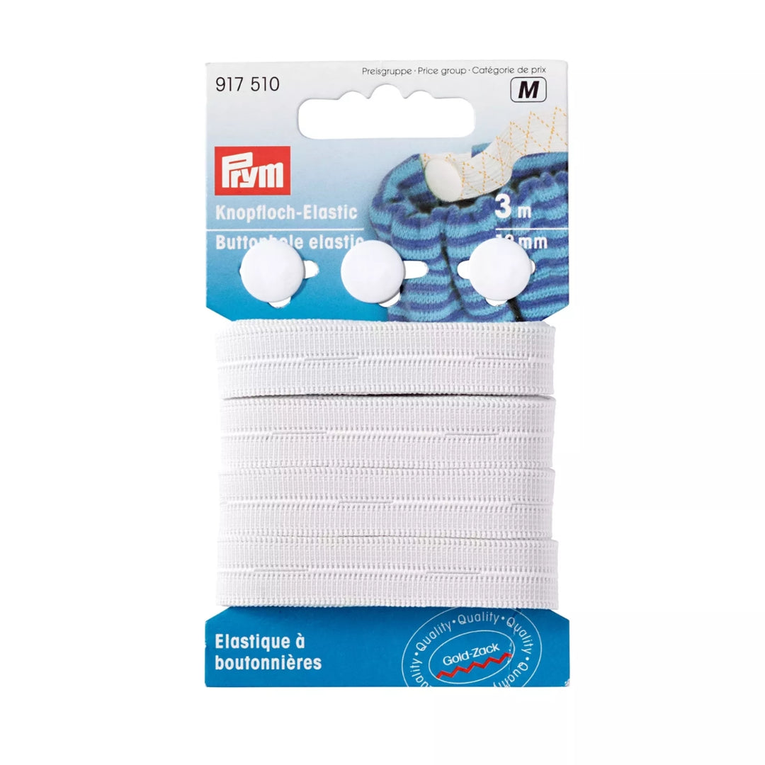 Prym Buttonhole Elastic – Adjustable Waistband Elastic