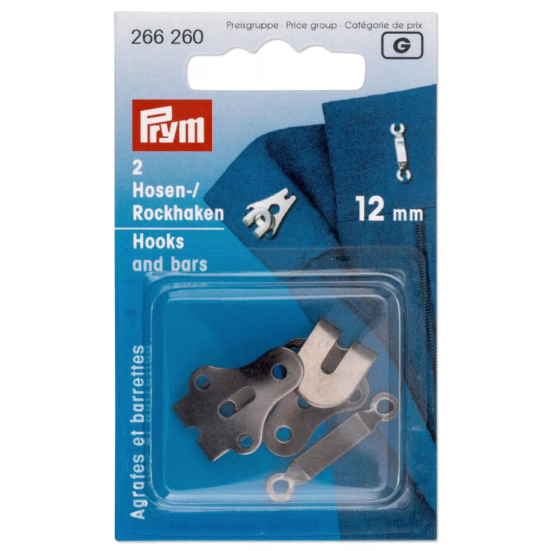 Prym Hook and Bar Fasteners - For Trousers & Skirts