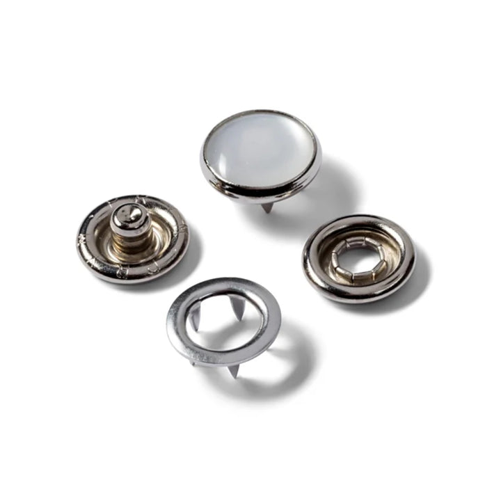 Prym Non-Sew Jersey Press Fastener - 12mm Pearl