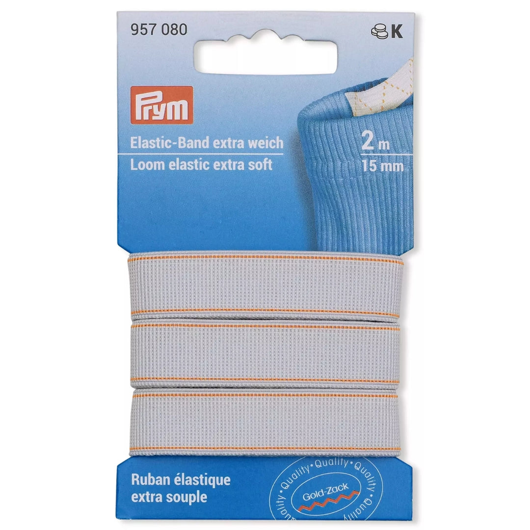 Prym Loom Elastic Extra Soft – Ultra Soft Woven Waistband Elastic