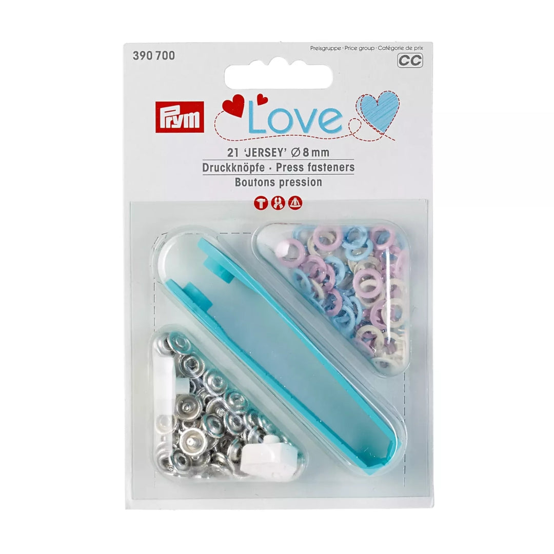Prym Love 8mm Jersey Snap Press Fasteners