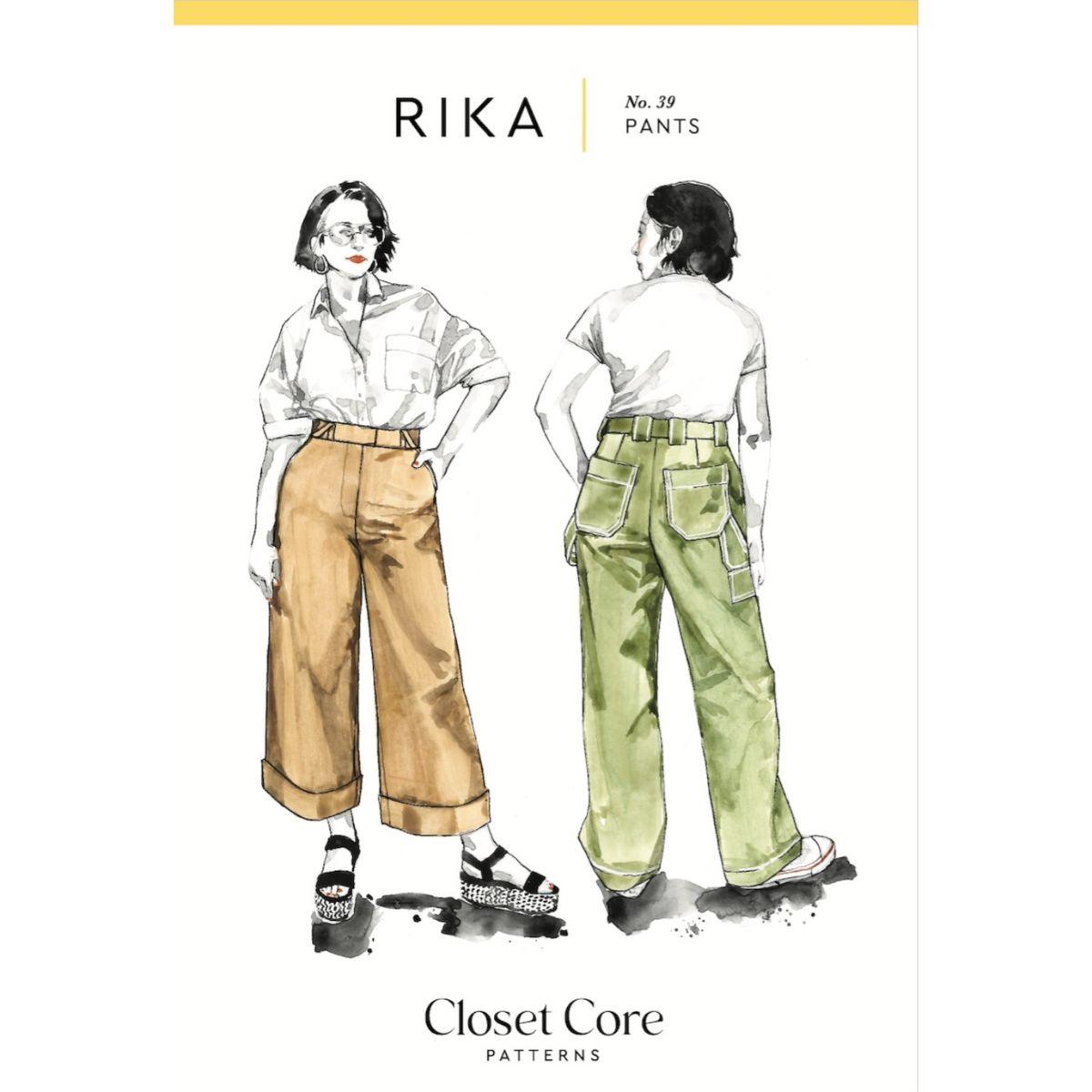 RIKU UMEHARA 26ss flower vase pants Mサイズ Closet Core Rika Pants Sewing Pattern – Guthrie & Ghani