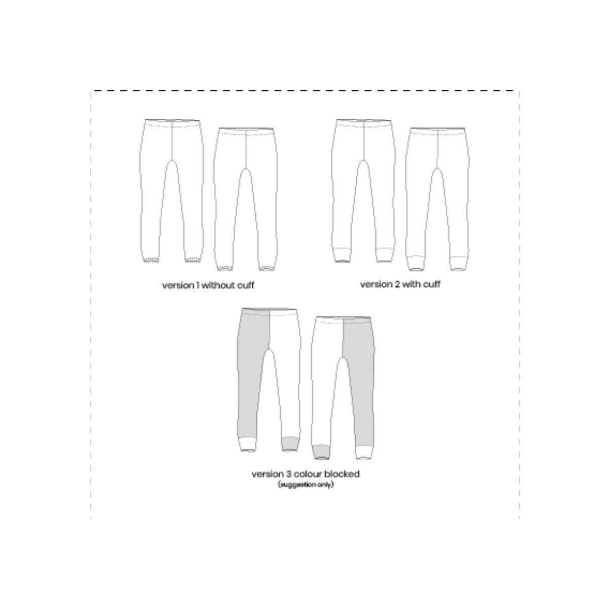 Pattern Paper Scissors Roux Leggings Sewing Pattern PDF – Guthrie & Ghani