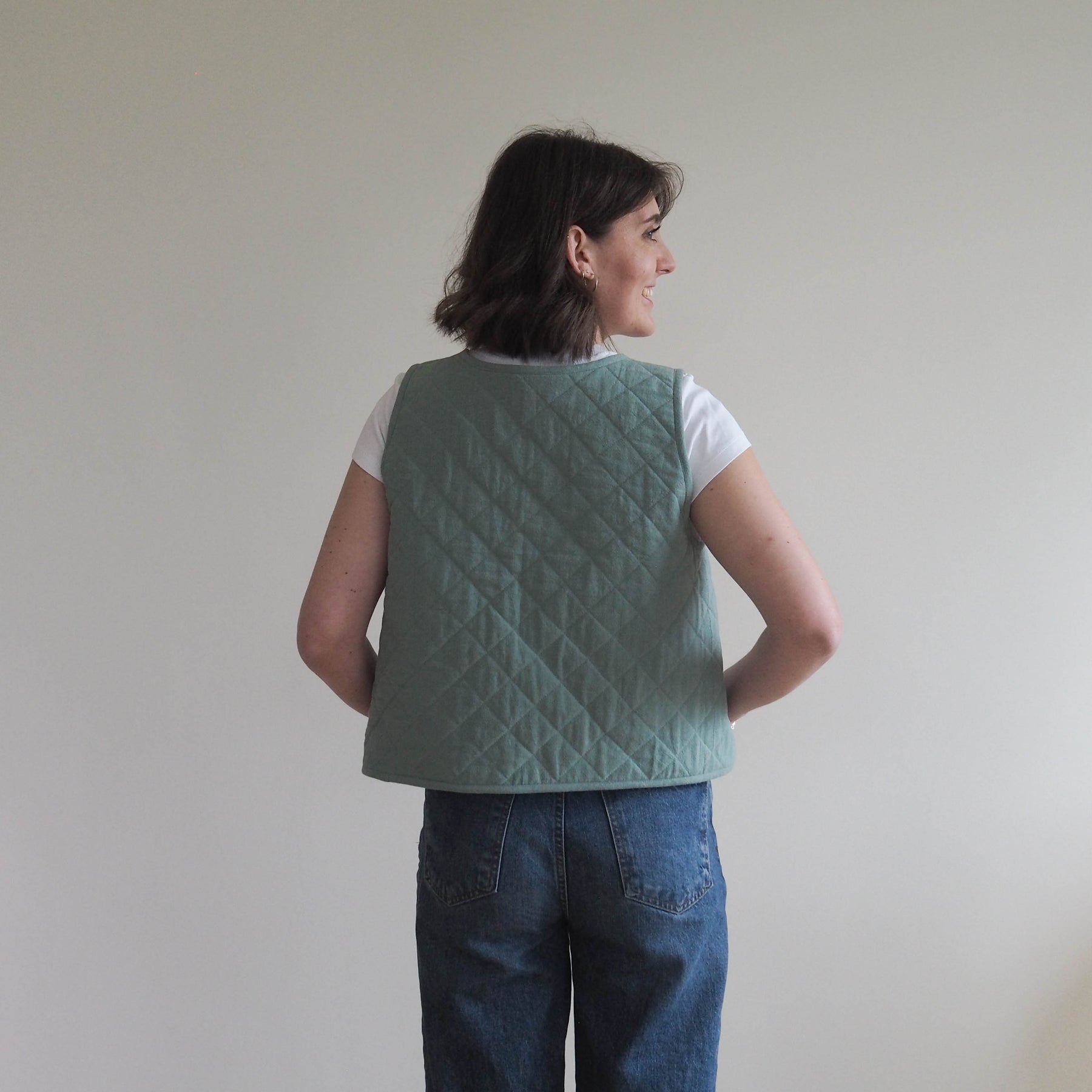 Ruby Vest Free Pattern Reversible Quilted Vest Dressmaking Kit | Ruby Vest Sewing Pattern ...