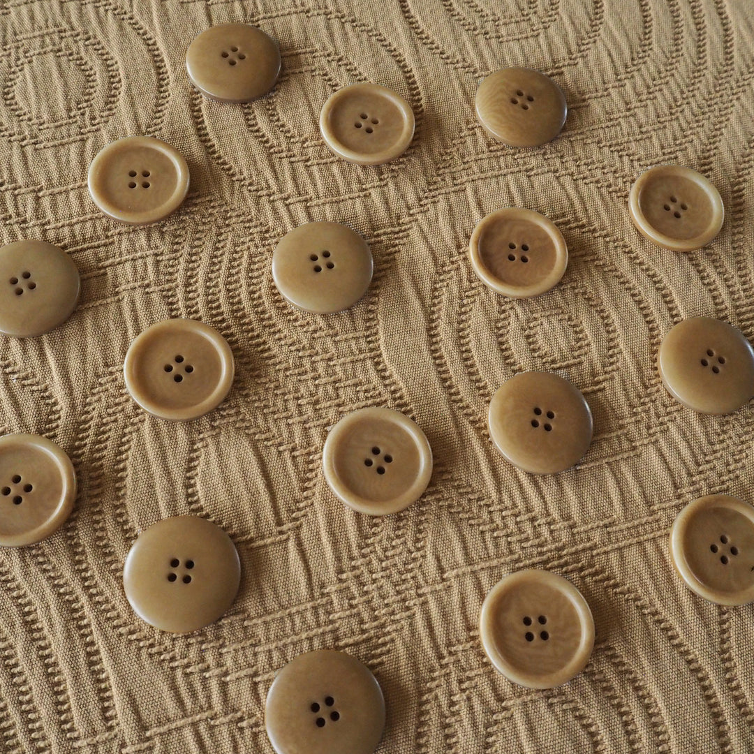 Sand Cairn Circles Cotton Jacquard Fabric - Guthrie & Ghani Exclusive