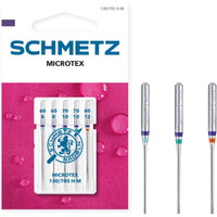 Schmetz Microtex Machine Needles - Size 60-80