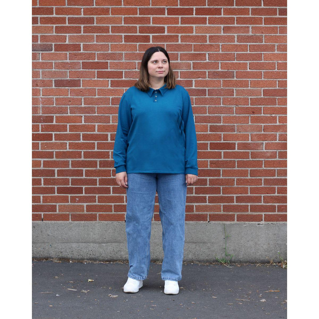 Thread Theory Sombrio Polo Shirt Women Sewing Pattern PDF