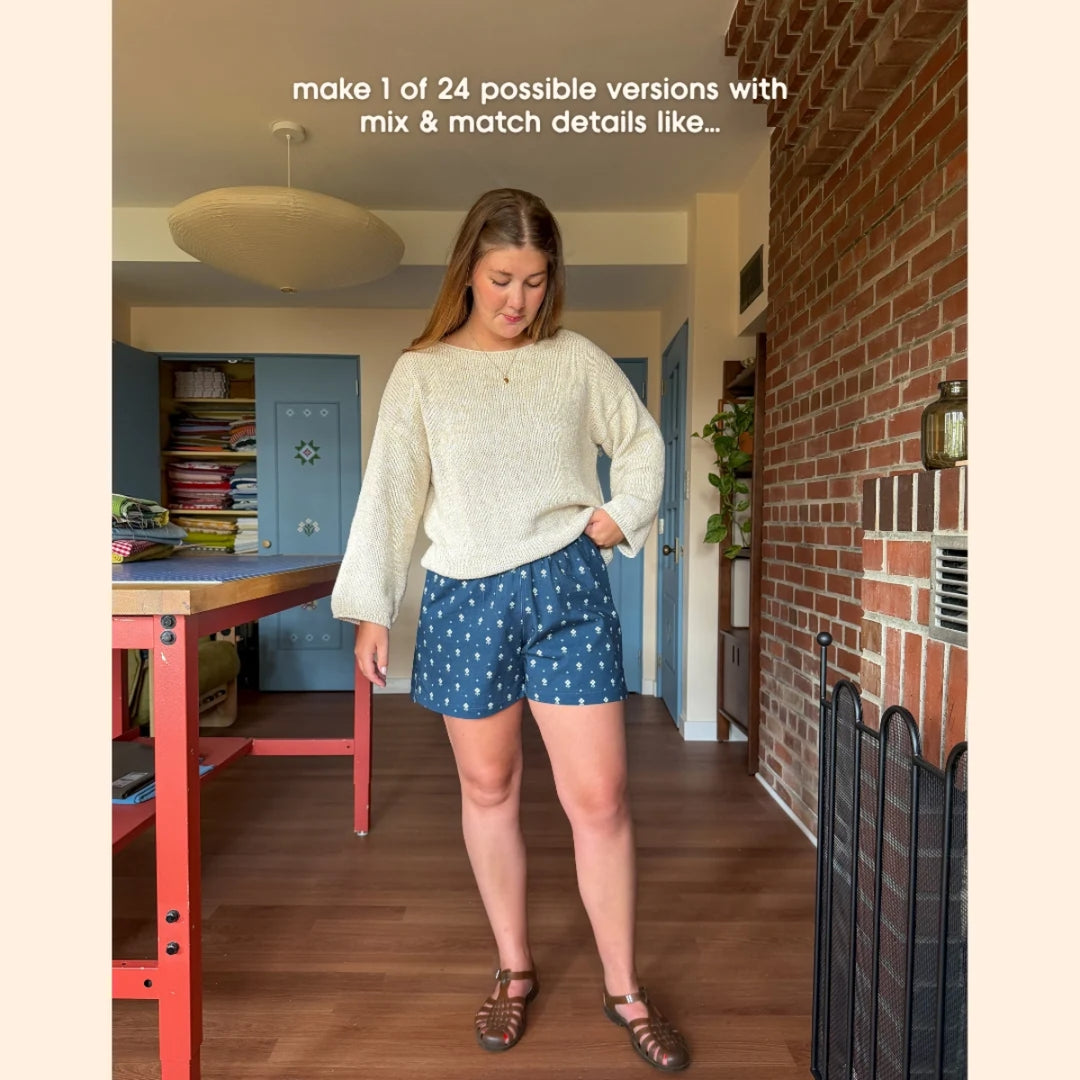 Syd Graham Avenue Shorts Sewing Pattern PDF
