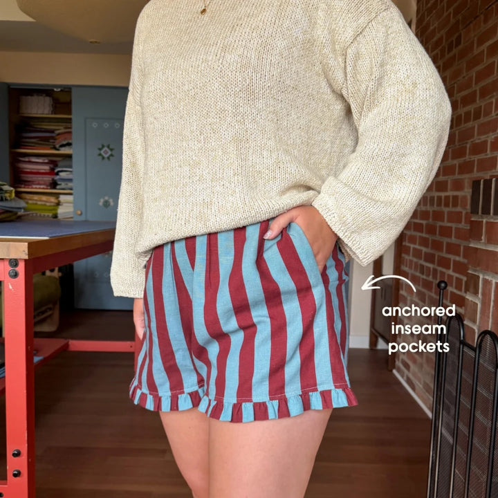 Syd Graham Avenue Shorts Sewing Pattern PDF