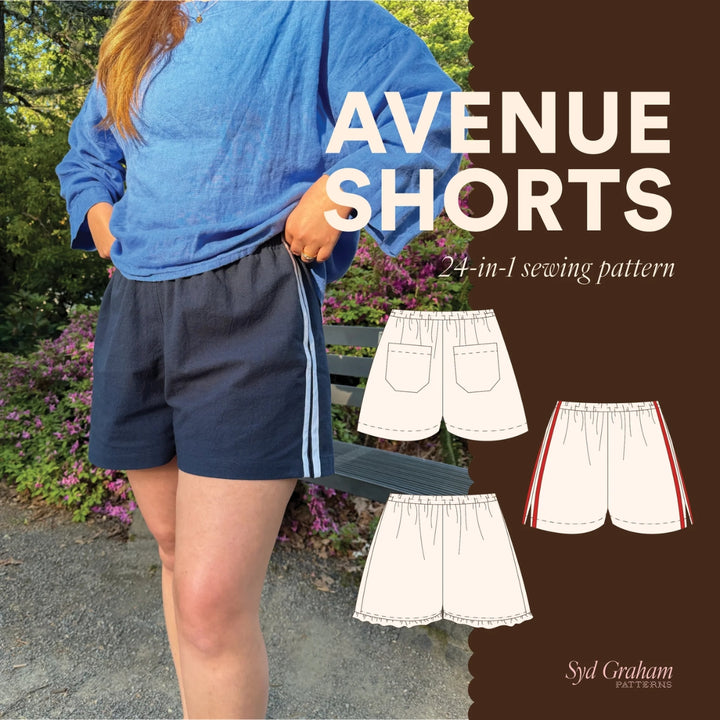 Syd Graham Avenue Shorts Sewing Pattern PDF