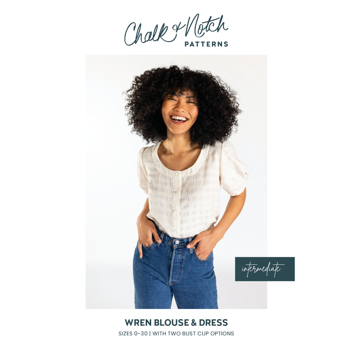 Chalk And Notch Wren Blouse And Dress Sewing Pattern – Guthrie & Ghani